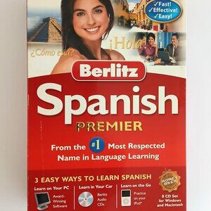 Berlitz Spanish Language 8 set Disc for the family